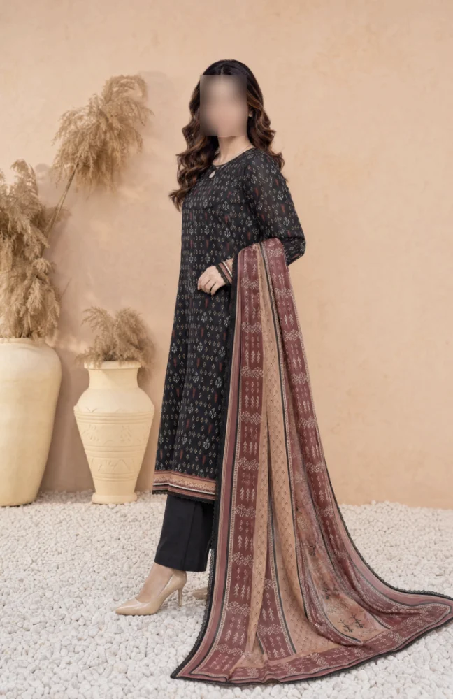 Siyah Sienna Printed 3 Piece Lawn Suit