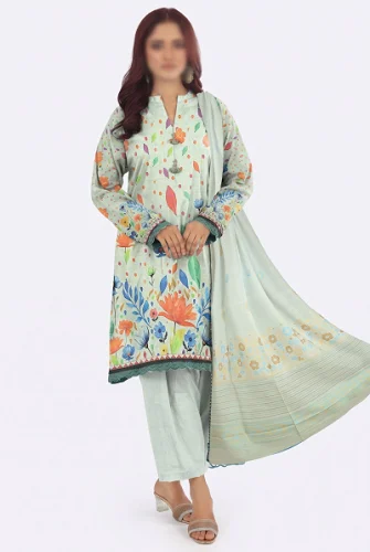Mint Meadow – 3 Piece Khaddar Suit | Winter Collection — Women — photo 2