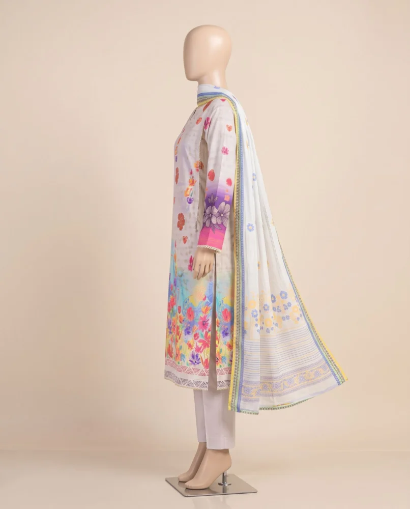 Meadow Bloom – 3 Piece Unstitched Printed Khaddar Suit | Winter Collection