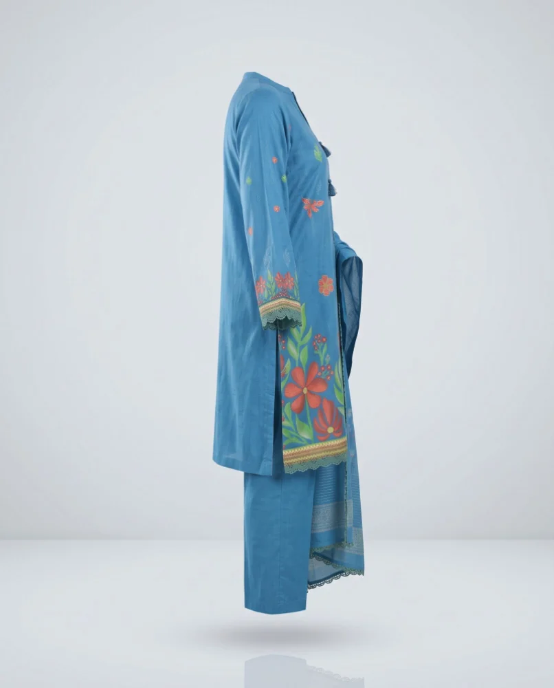 Garden Trail – 3 Piece Unstitched Printed Khaddar Suit | Winter Collection