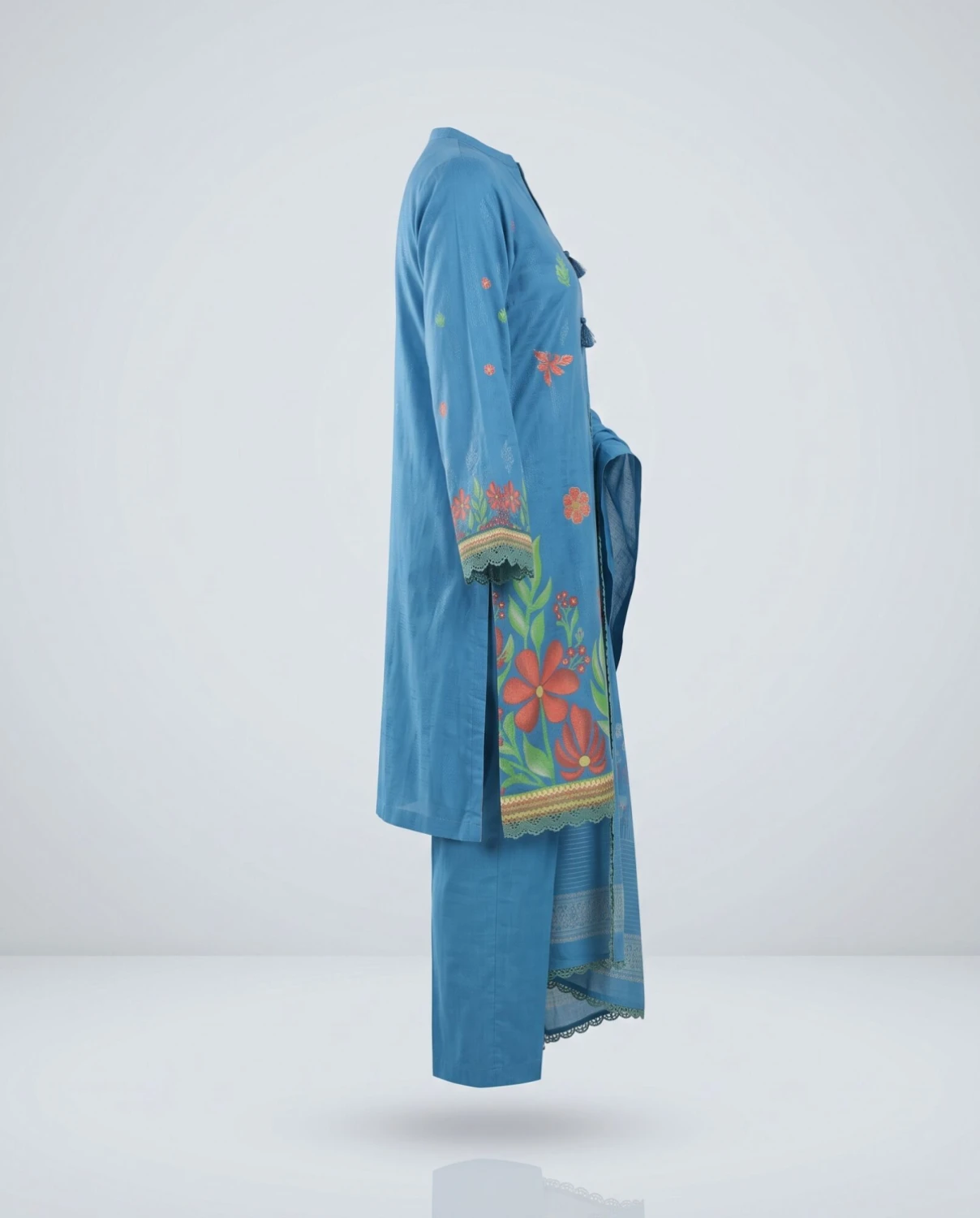 Garden Trail – 3 Piece Unstitched Printed Khaddar Suit | Winter Collection — Women — photo 2
