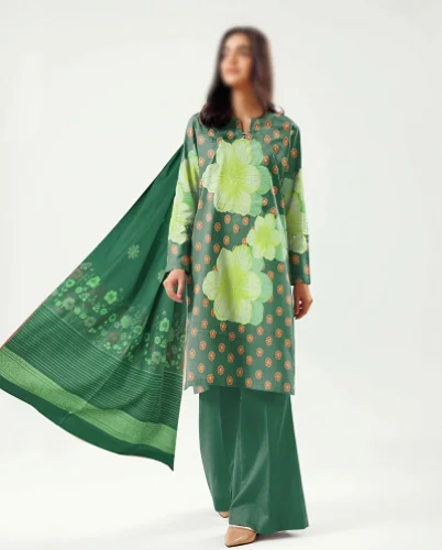 Petal Dots – 3 Piece Unstitched Printed Khaddar Suit | Winter Collection — Women — photo 3