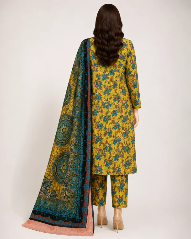 Meher Floral Printed 3 Piece Suit