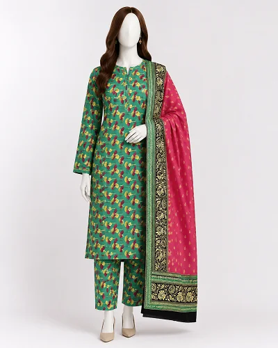 Ayla Printed 3 Piece Suit 1