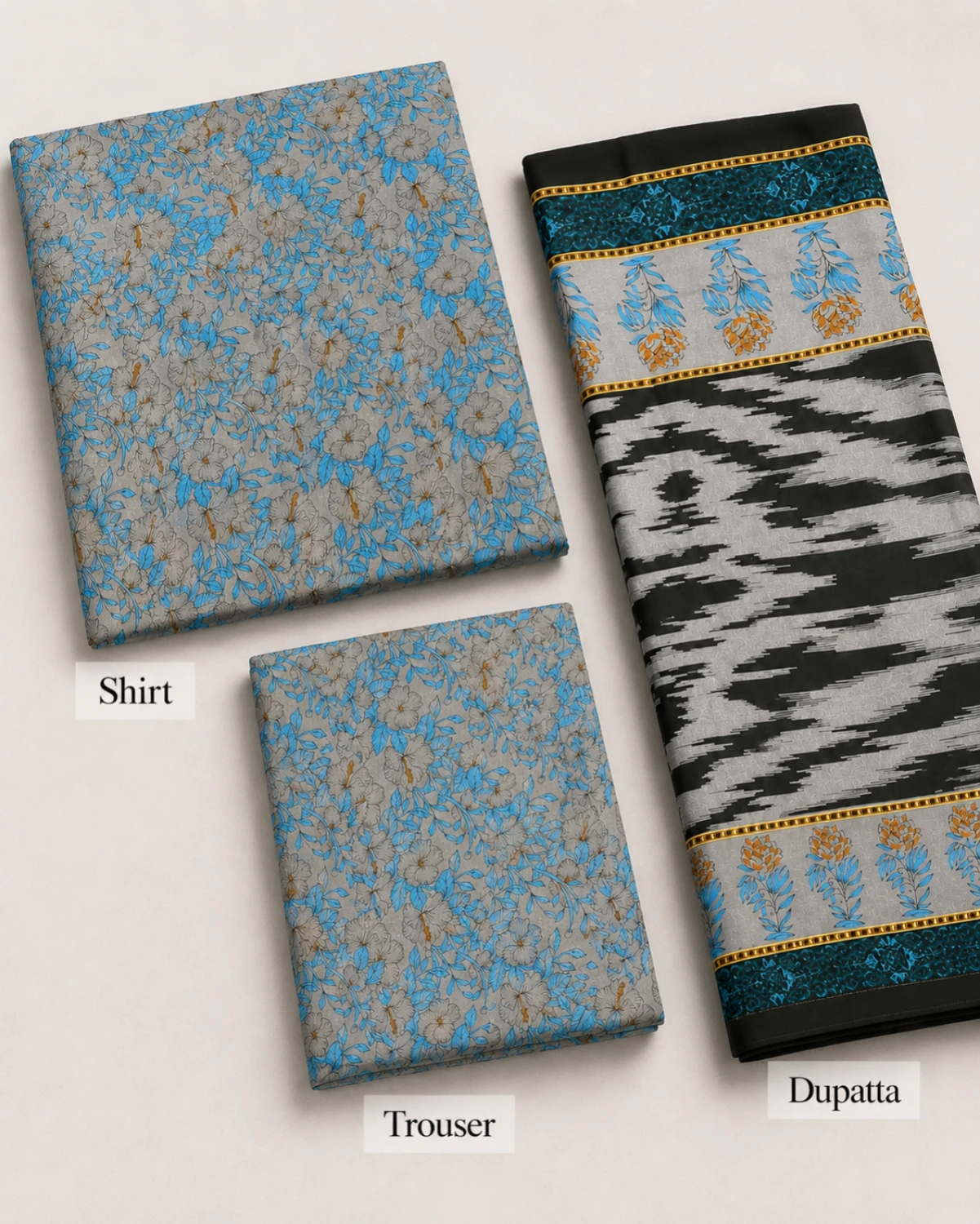 Haya Printed 3 Piece Suit