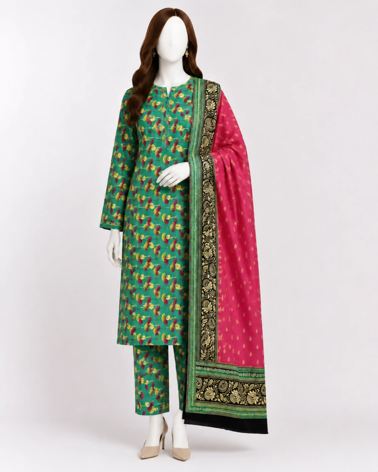 Ayla Printed 3 Piece Suit
