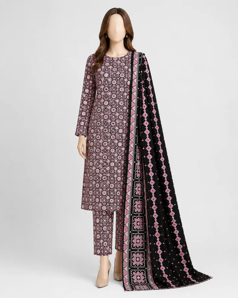 Misha Printed 3 Piece Suit