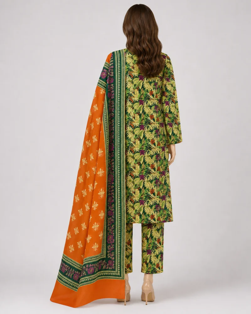Zaina Printed 3 Piece Suit