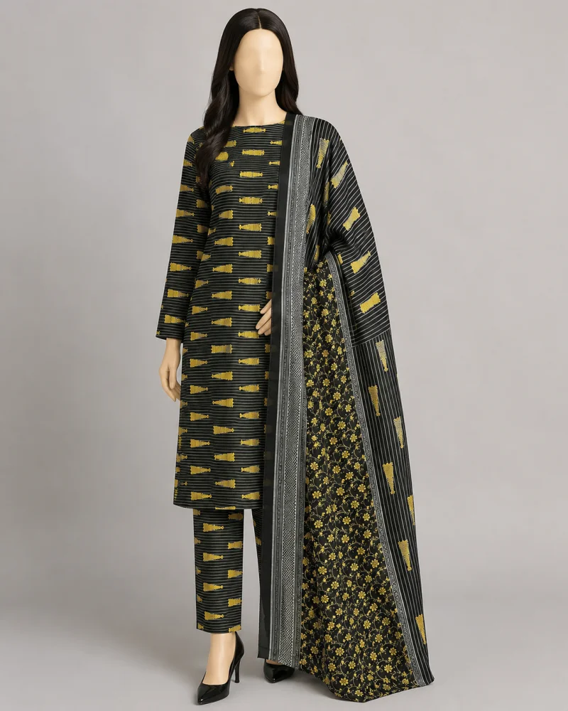 Zara Printed 3 Piece Suit