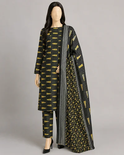 Zara Printed 3 Piece Suit 1