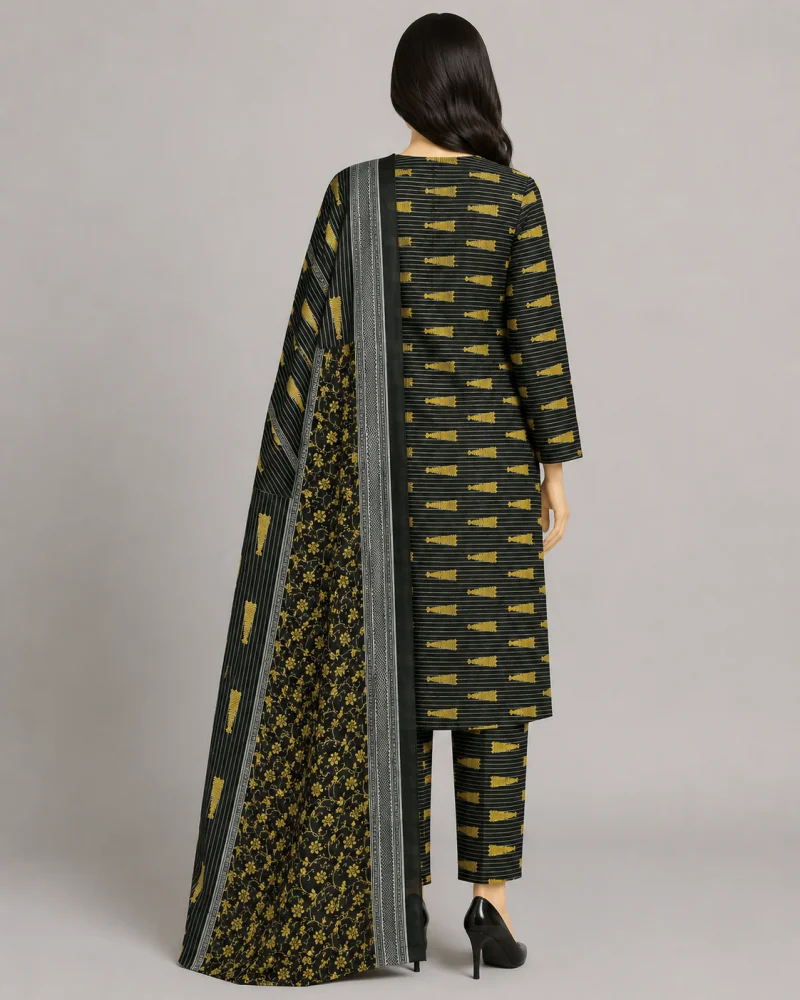 Zara Printed 3 Piece Suit