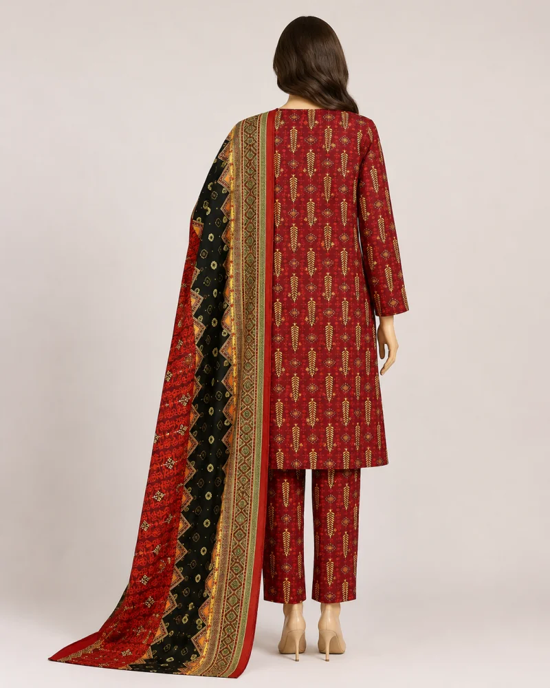 Zareen Printed 3 Piece Suit
